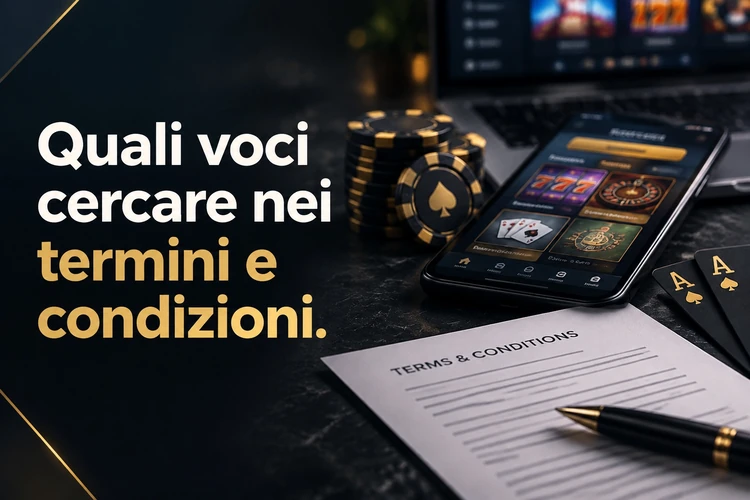 Quali voci cercare nei termini e condizioni