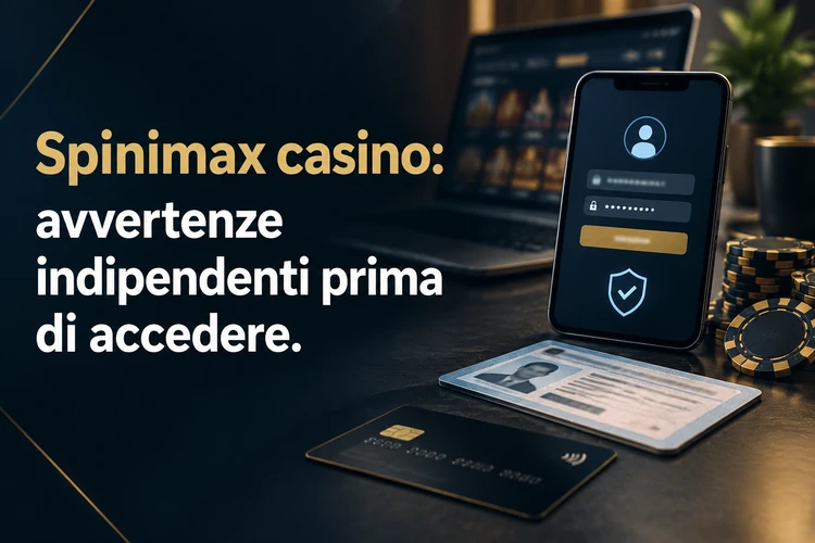 Spinimax casino: avvertenze indipendenti prima di accedere