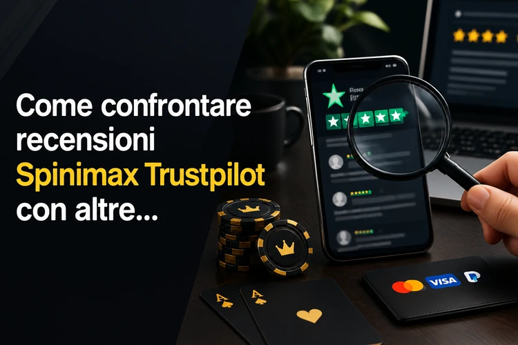 Come confrontare recensioni Spinimax Trustpilot con altre informazioni